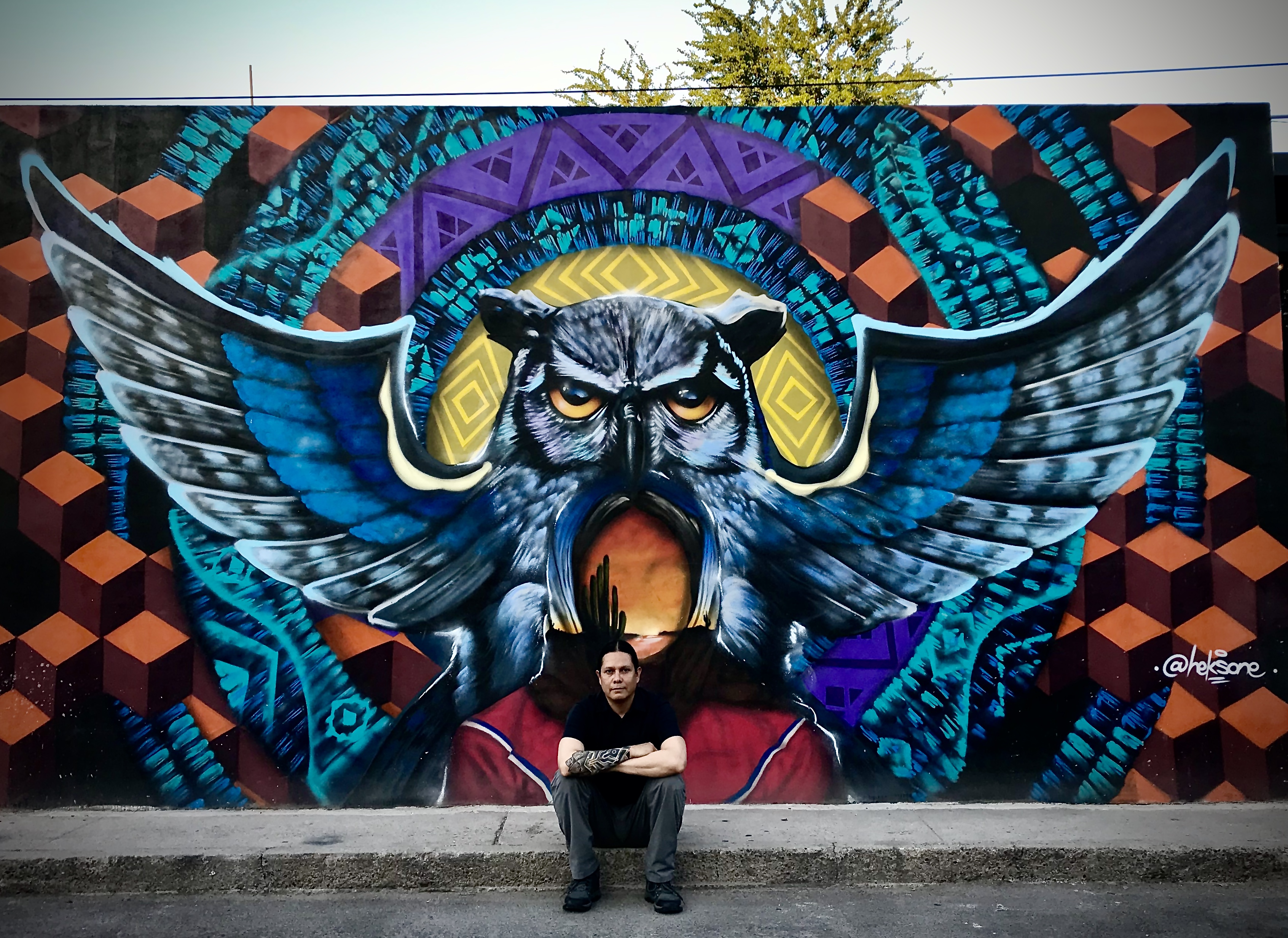 Mural del tec&oacute;lote en Buquibichi Brewery, Hermosillo